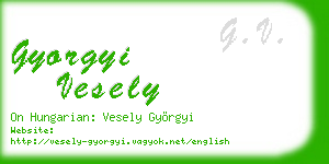 gyorgyi vesely business card